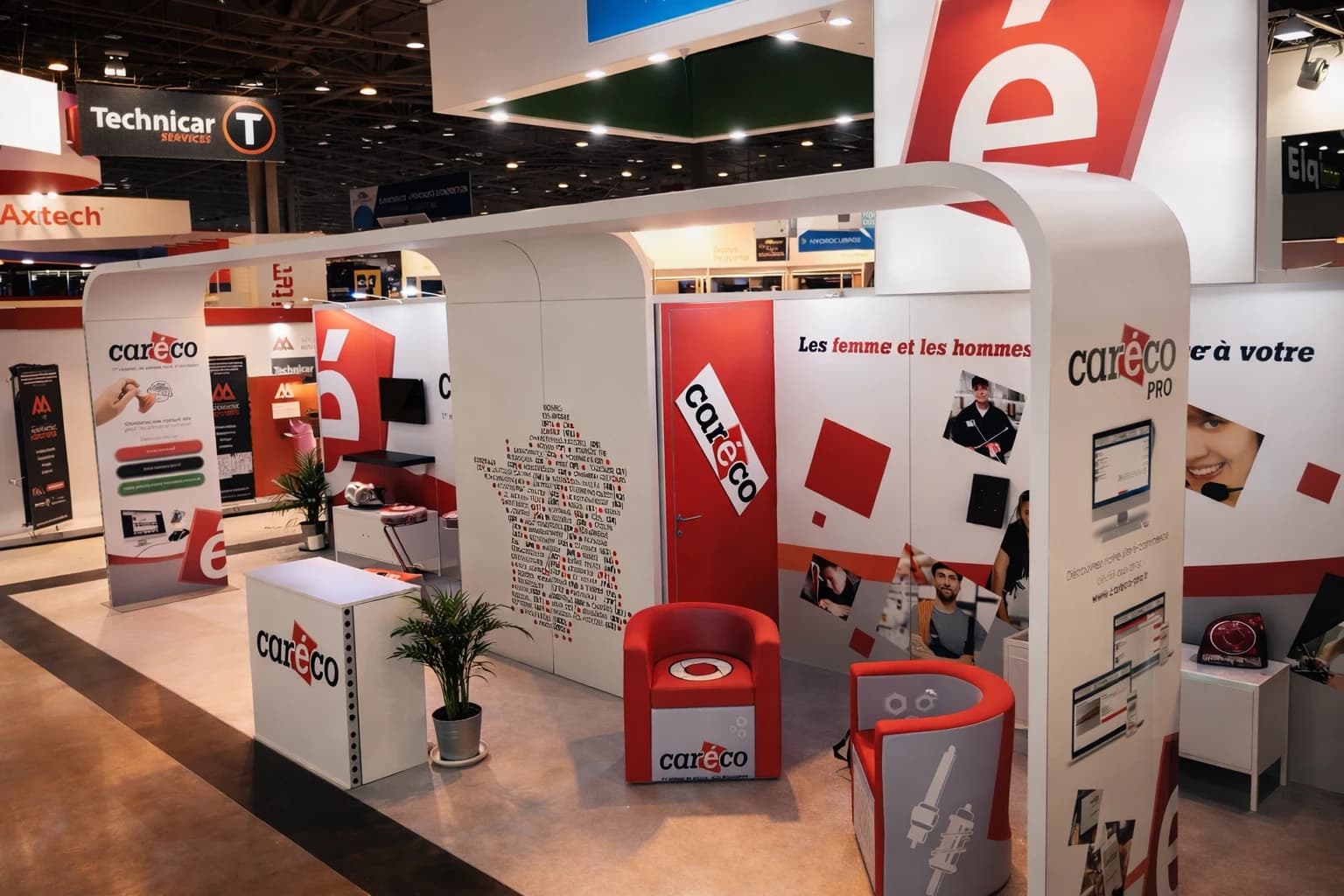 Equip Auto 2017 — Stand BeMatrix immersif