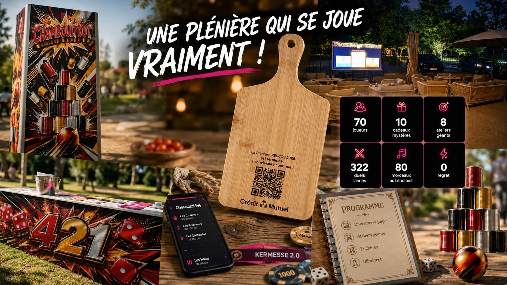 Crédit Mutuel : la kermesse d'entreprise passe en version 2.0 au Domaine des 12 Ponts